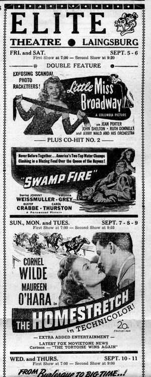 Elite Theatre - 1947 Ad From Carl